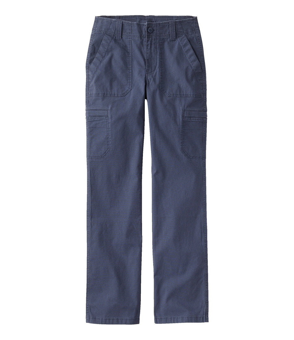 Women's 207 Vintage Cotton Canvas Pants Mid-Rise Straight-Leg Cargo