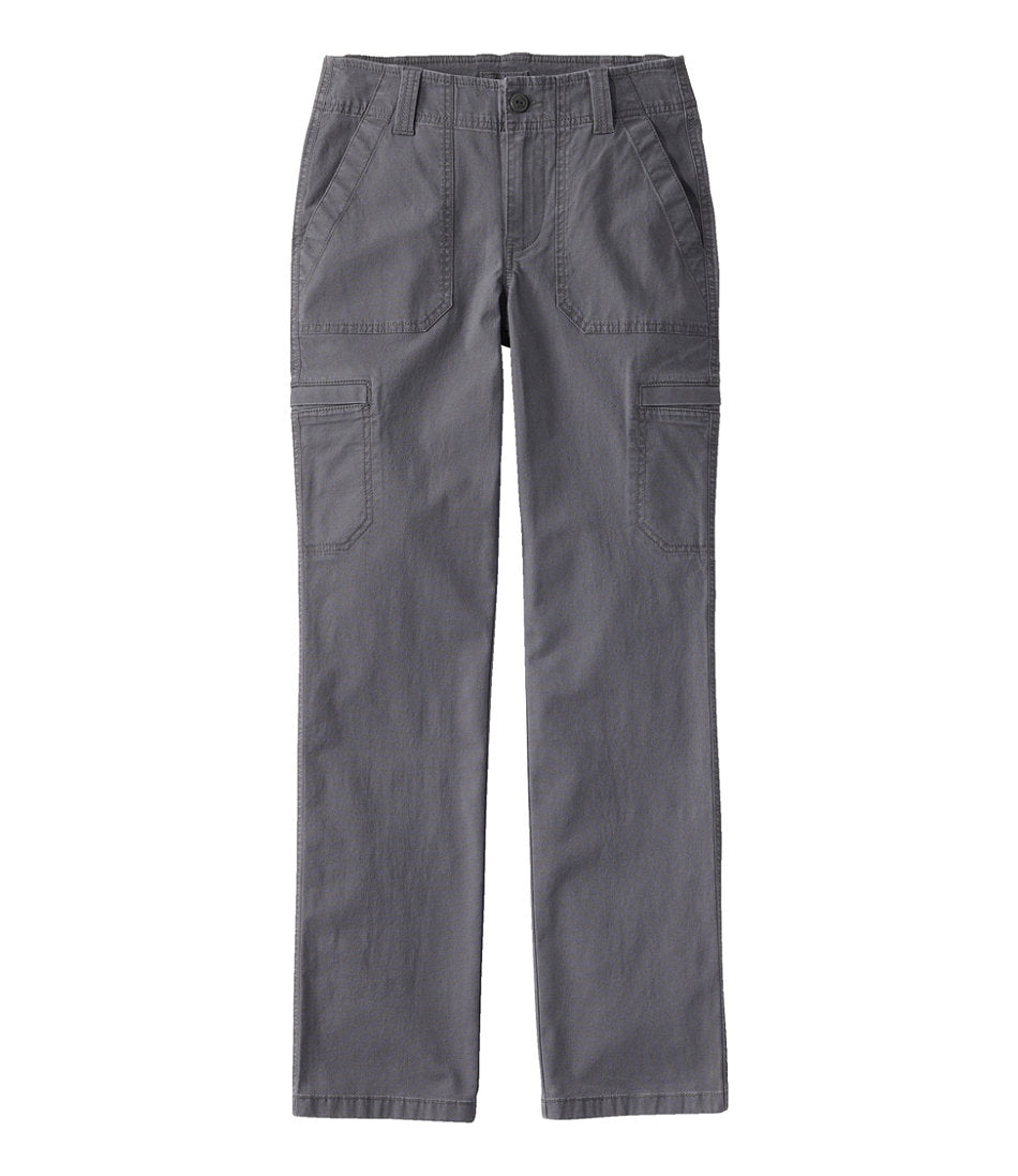 Women's 207 Vintage Cotton Canvas Pants Mid-Rise Straight-Leg Cargo