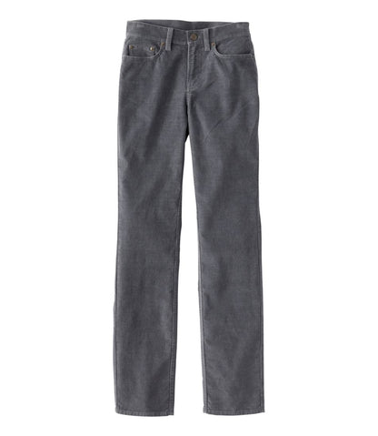 Women's BeanFlex Five-Pocket Corduroy Pants, Mid-Rise Straight-Leg