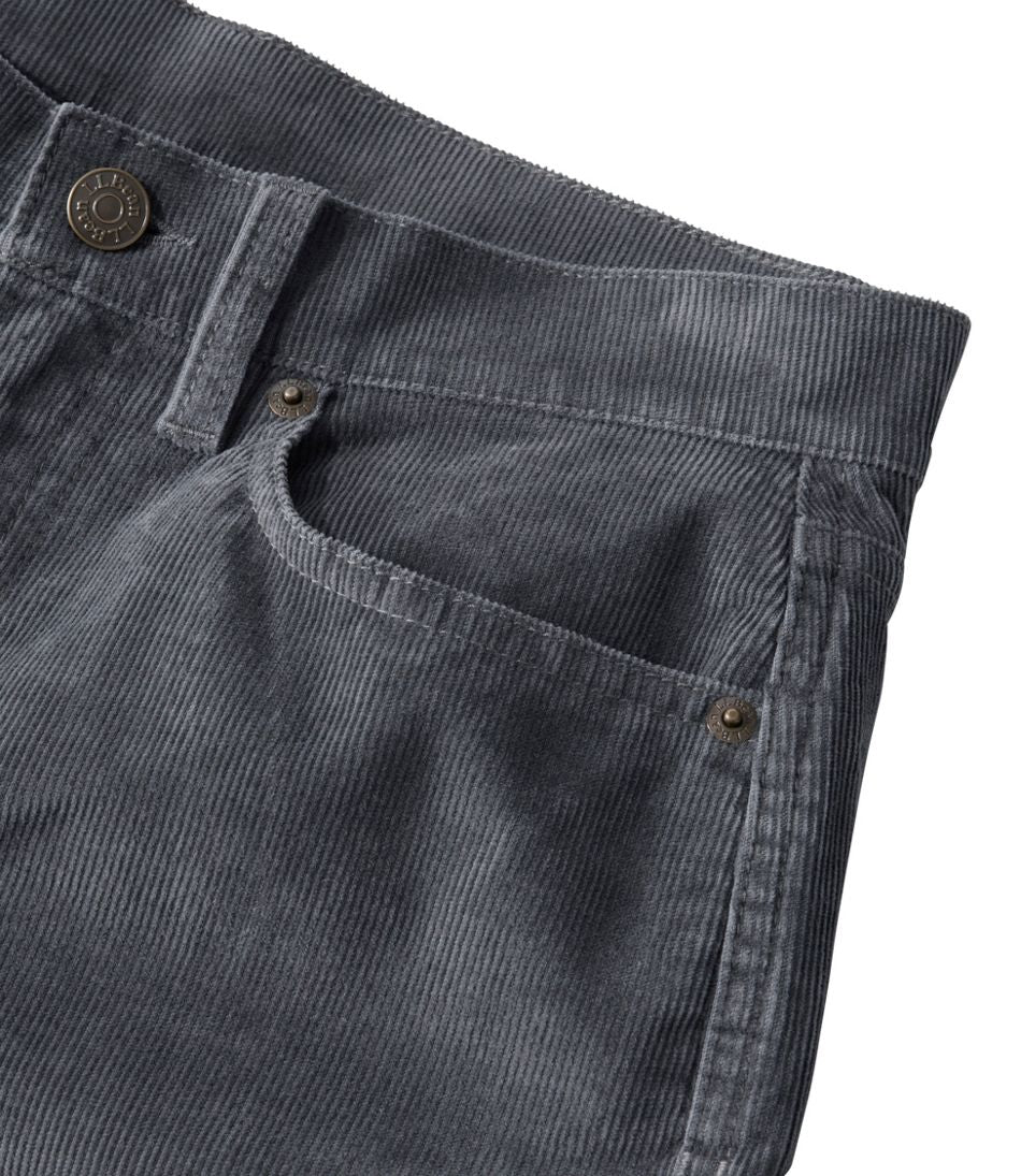 Mid-Rise Straight-Leg Women's BeanFlex Five-Pocket Corduroy Pants