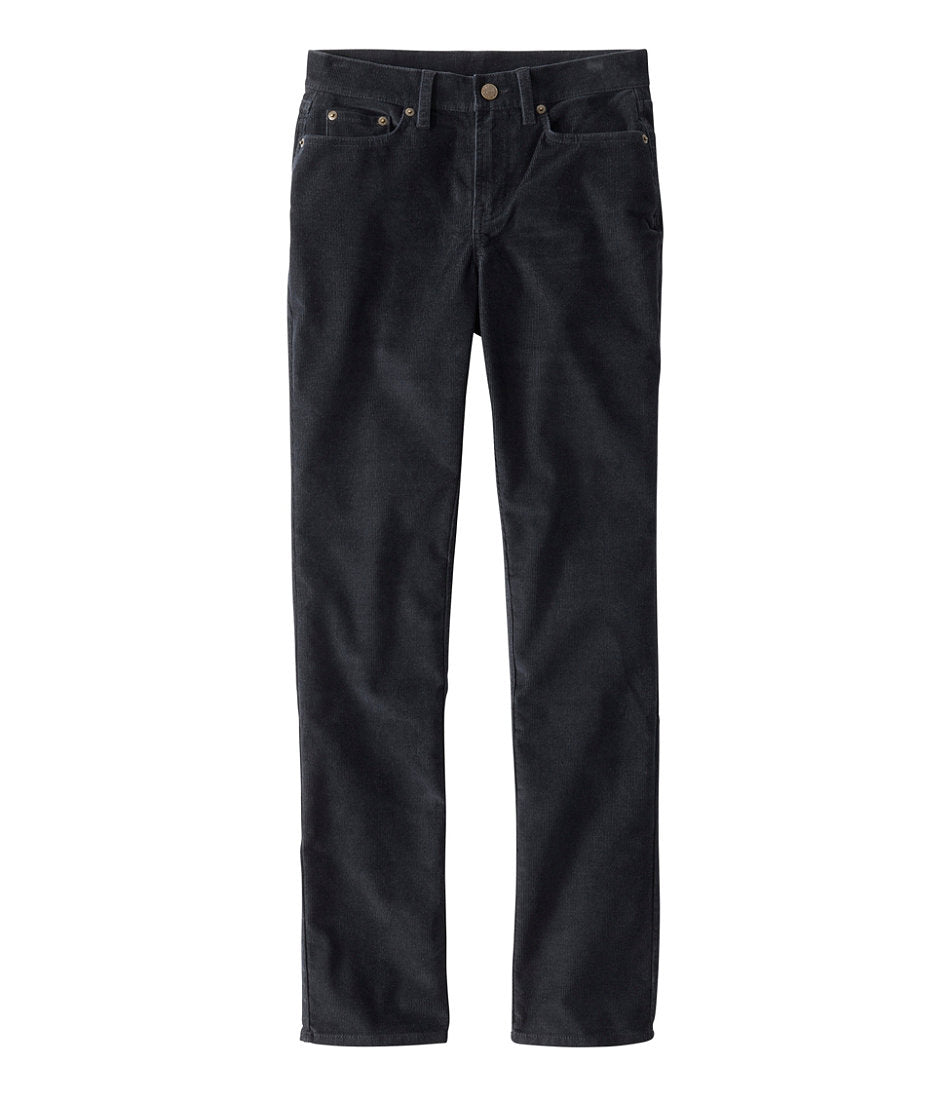 Mid-Rise Straight-Leg Women's BeanFlex Five-Pocket Corduroy Pants