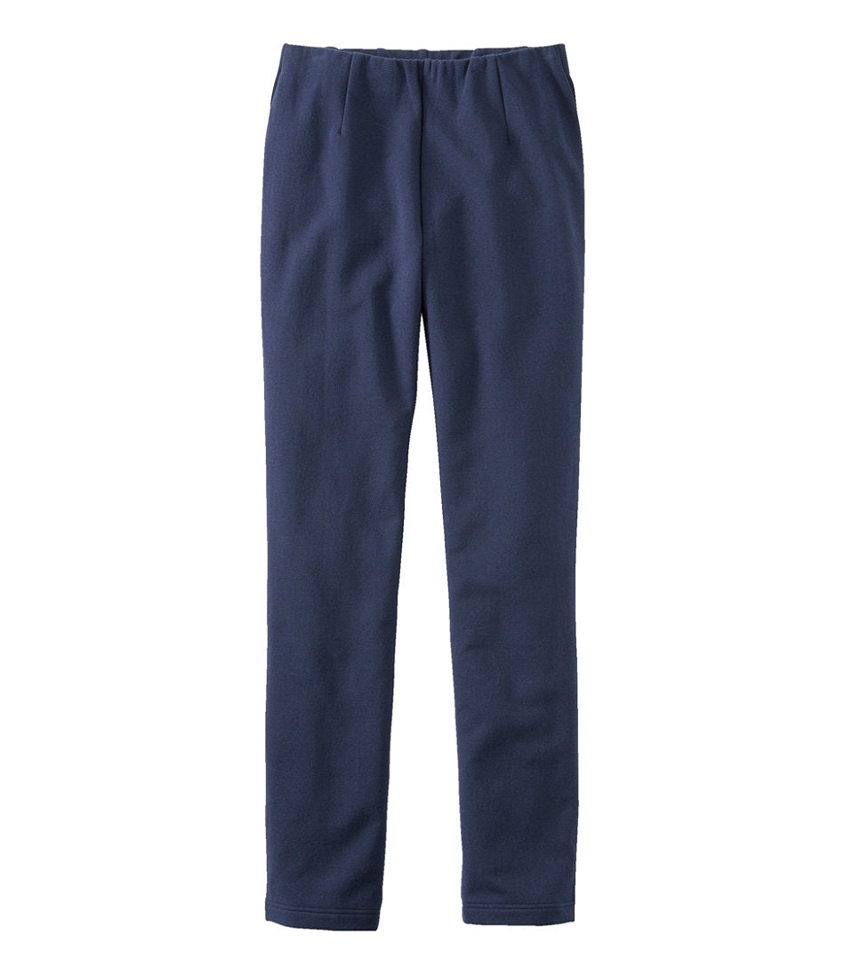 Fleece-Backed Slim-Leg Women's Perfect Fit Pants
