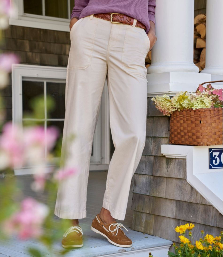 Women's 207 Vintage Cotton Canvas Pants High-Rise Wide-Leg