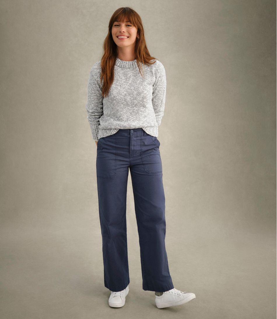 Women's 207 Vintage Cotton Canvas Pants High-Rise Wide-Leg