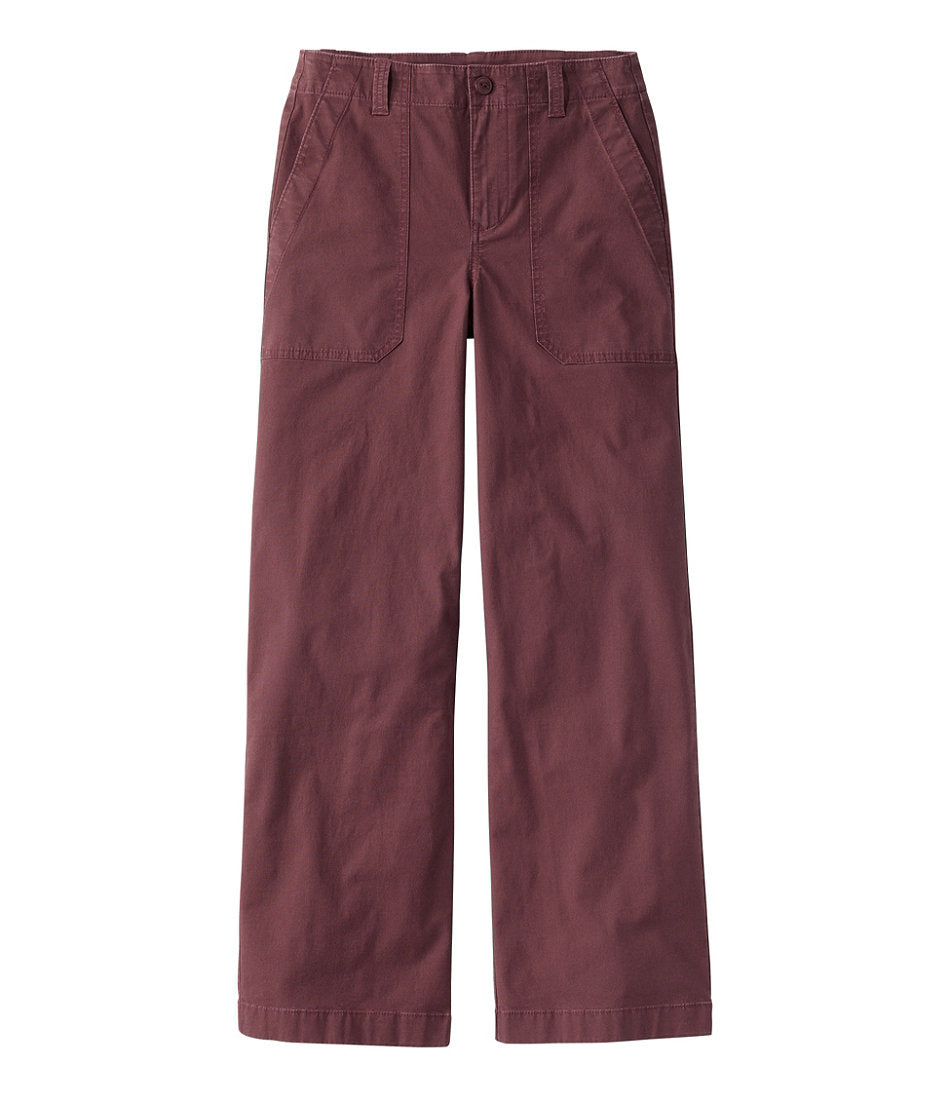 Women's 207 Vintage Cotton Canvas Pants High-Rise Wide-Leg
