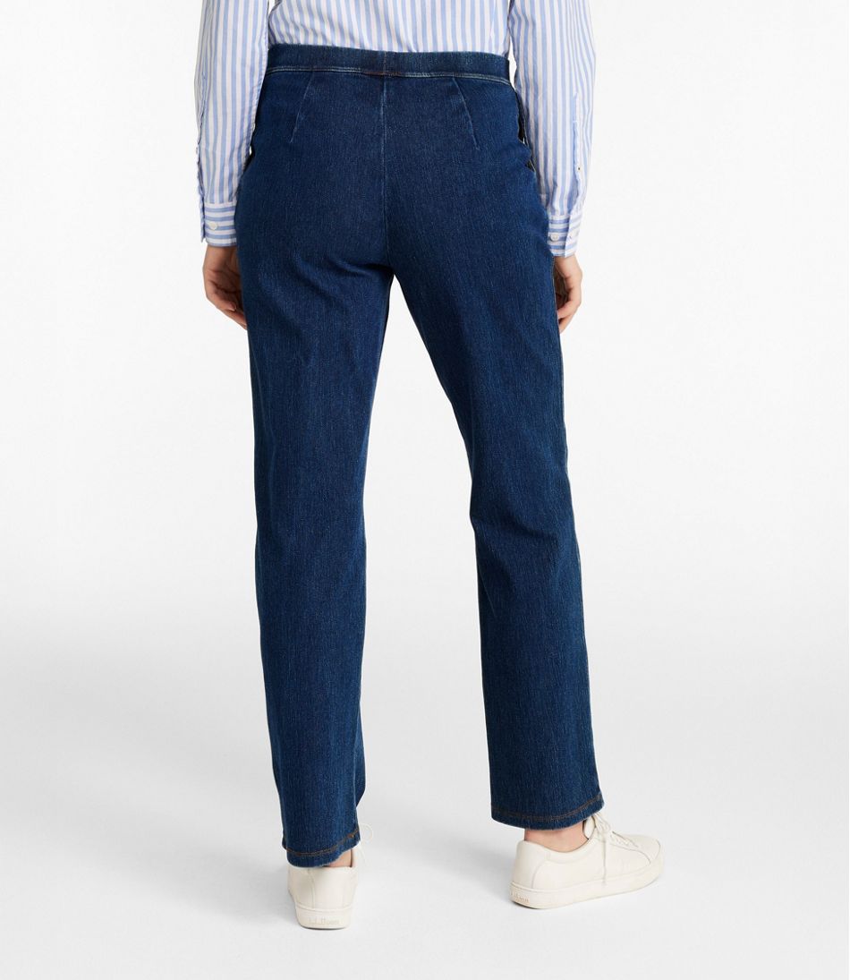 Denim Straight-Leg Women's Perfect Fit Pants