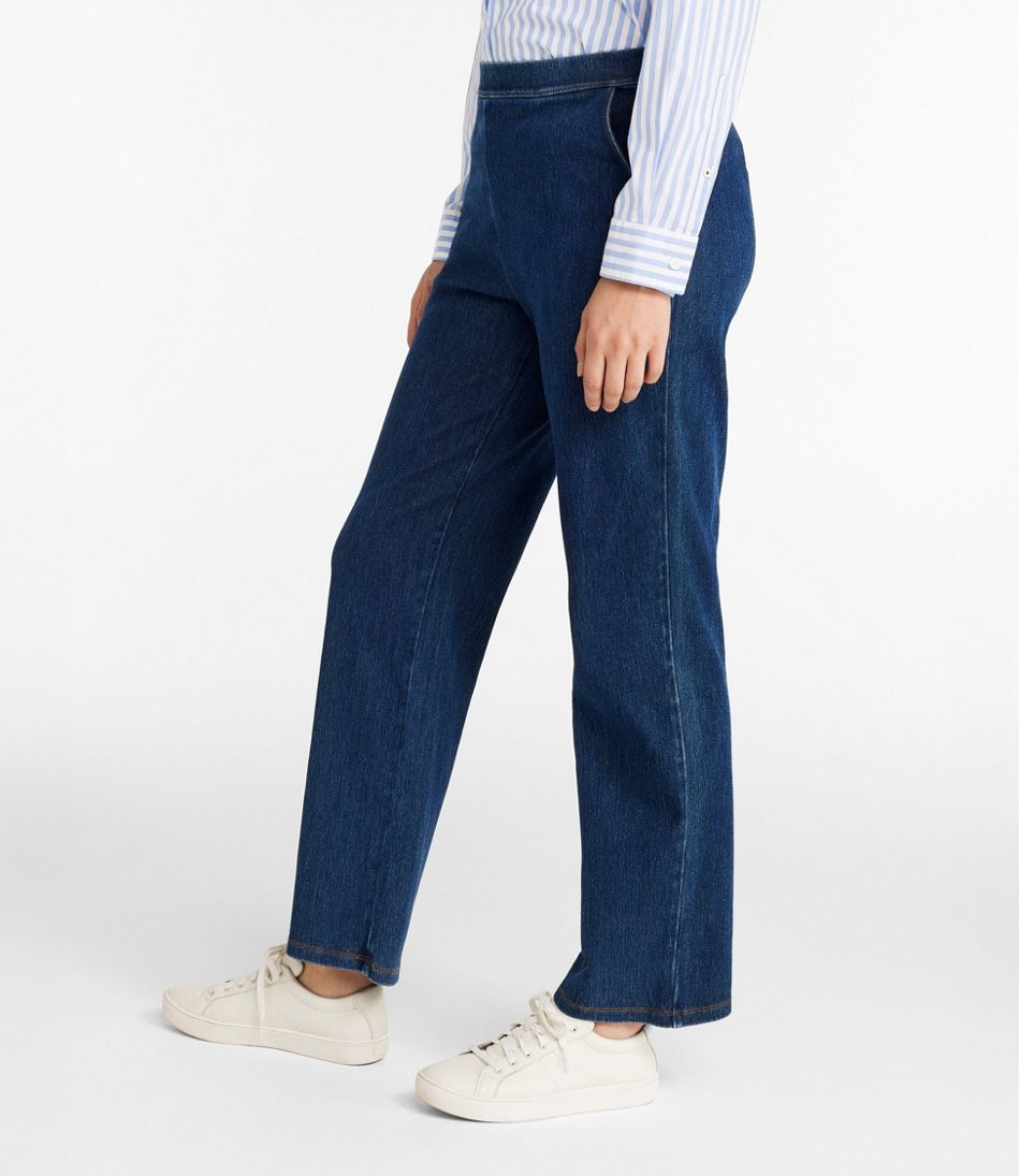 Denim Straight-Leg Women's Perfect Fit Pants