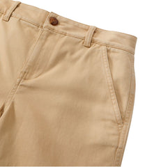 Mid-Rise Wide-Leg Chino Women's Comfort Stretch Pants
