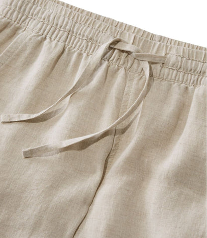 Women's Premium Washable Linen Pull-On Pants