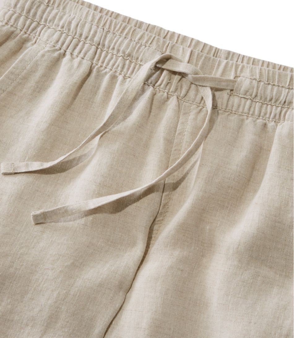 Women's Premium Washable Linen Pull-On Pants