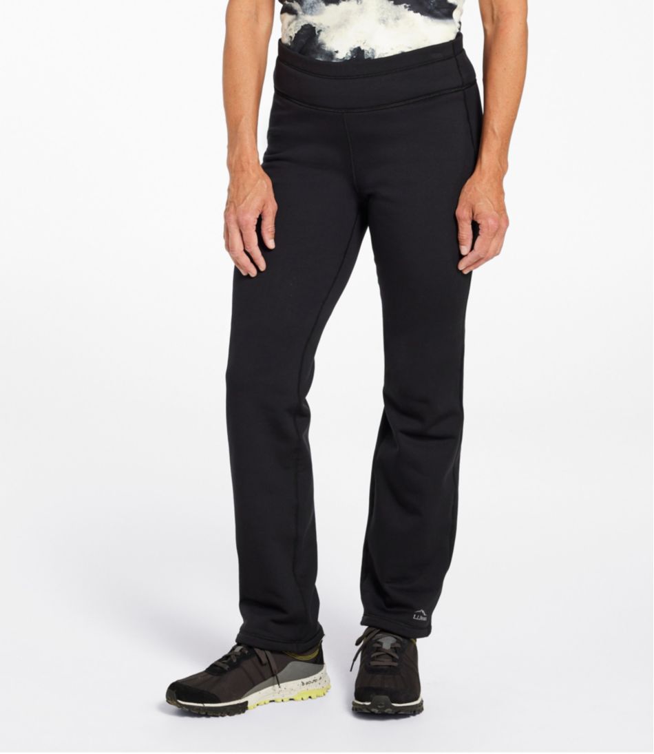 Mid-Rise Straight-Leg Women's PrimaLoft ThermaStretch Fleece Pants