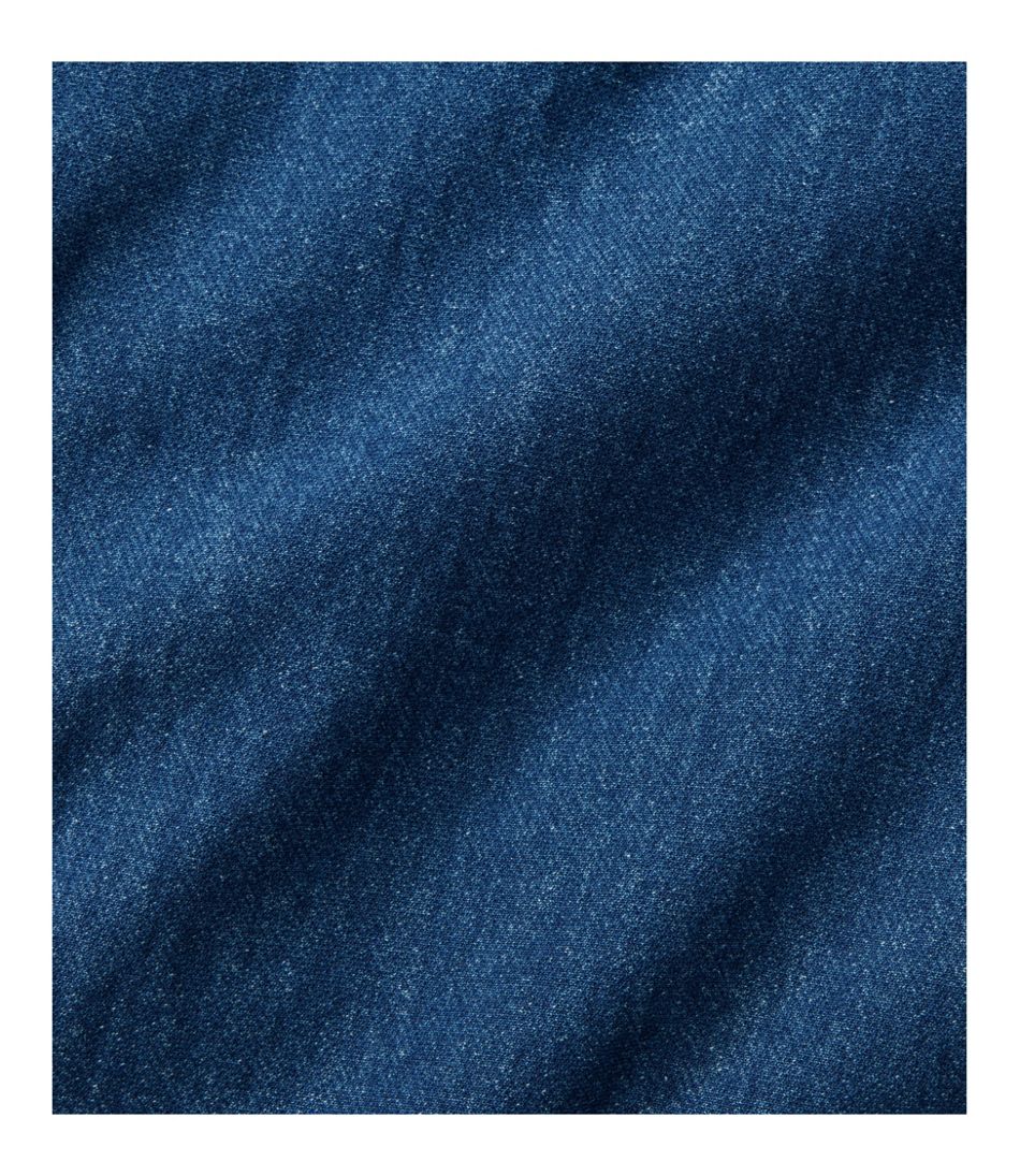 Denim Straight-Leg Fleece-Backed Women's Perfect Fit Pants