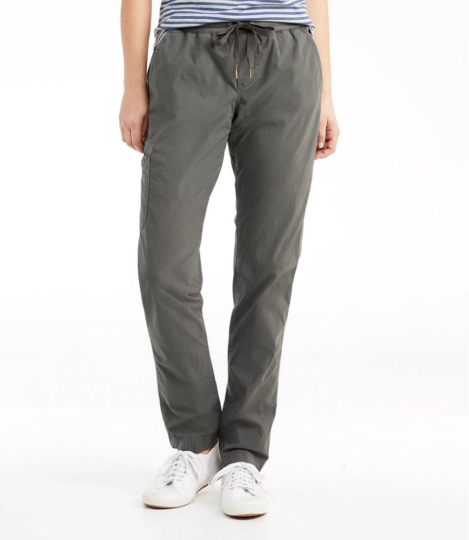Slim-Leg Women's Stretch Ripstop Pull-On Pants
