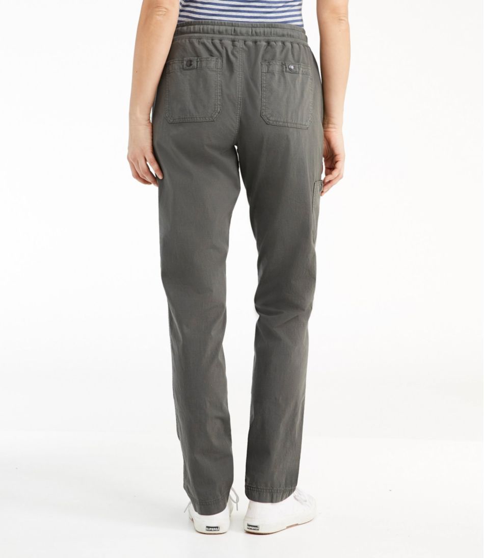 Slim-Leg Women's Stretch Ripstop Pull-On Pants