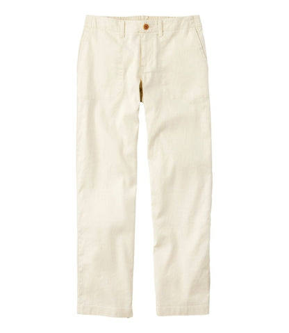 Women's Comfort Stretch Cotton/Linen Pants, High-Rise Ankle