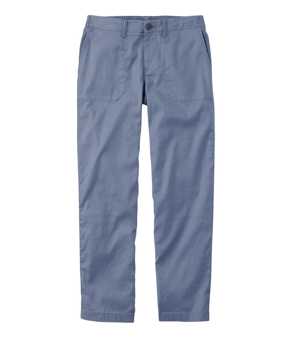 High-Rise Ankle Women's Comfort Stretch Cotton/Linen Pants