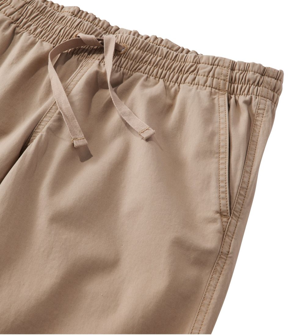 Lakewashed Pull-on Chinos Mid-Rise Wide-Leg