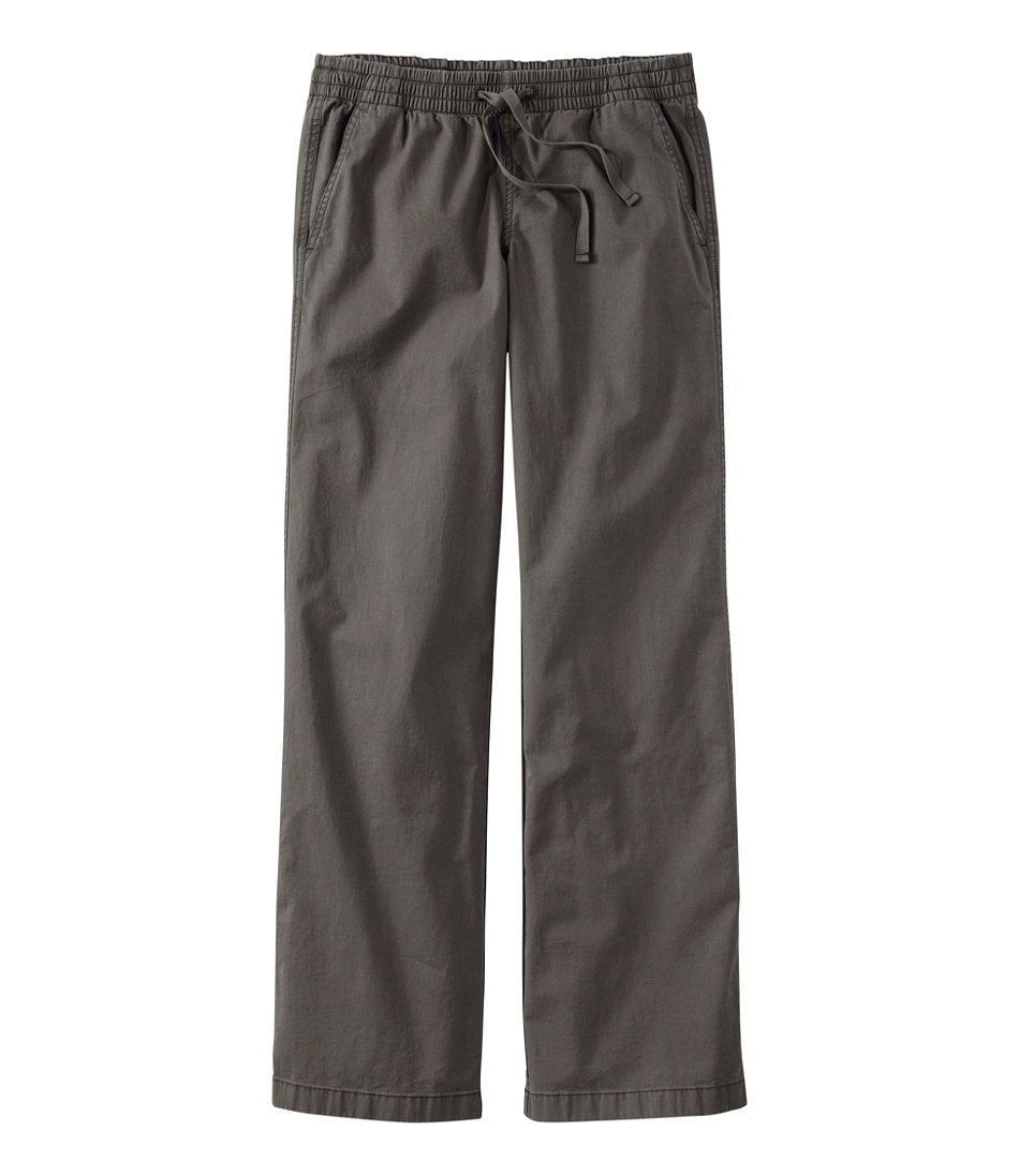Lakewashed Pull-on Chinos Mid-Rise Wide-Leg