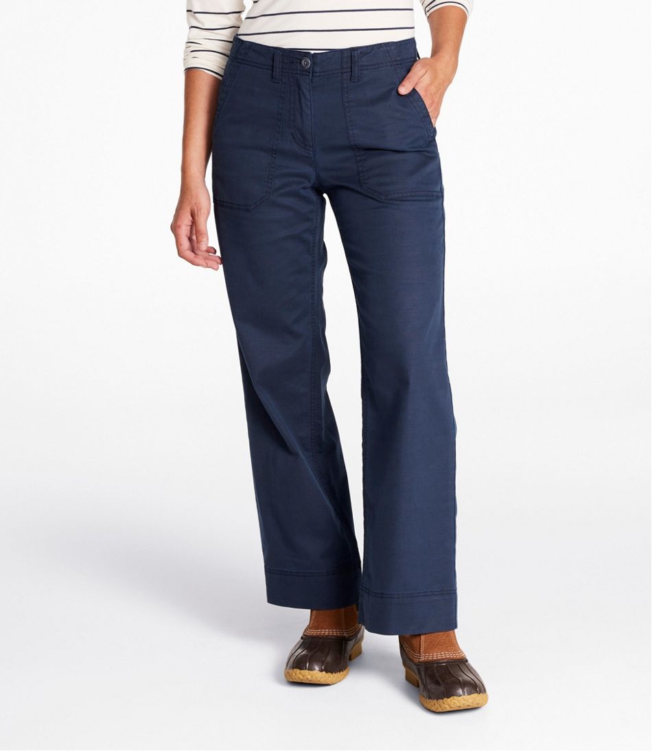 Women's Signature Utility Pants Mid-Rise Wide-Leg Ankle-Length