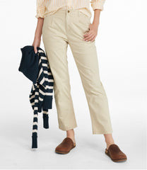 Ankle Women's Signature Easy-Cotton Pleated Chinos