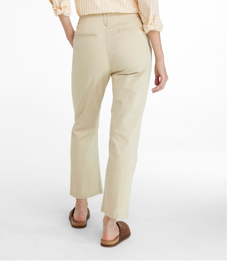 Ankle Women's Signature Easy-Cotton Pleated Chinos