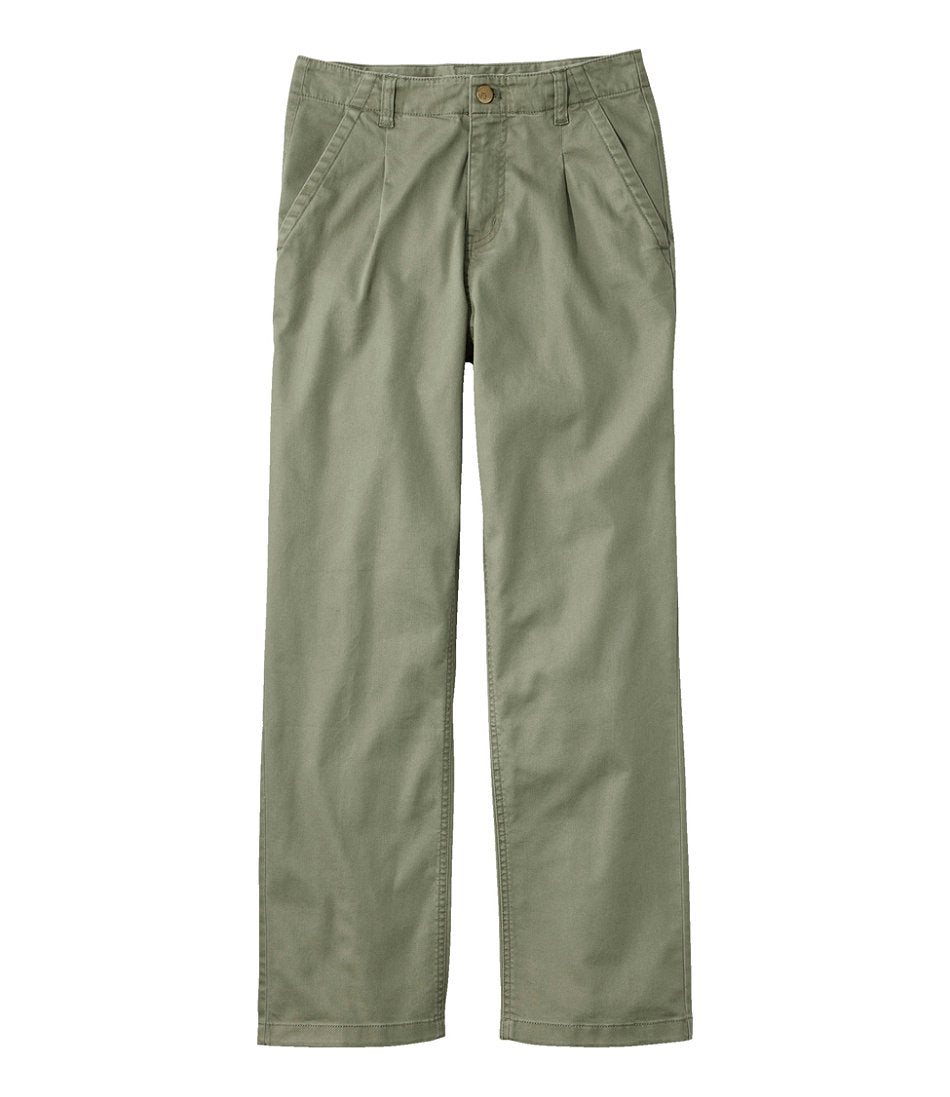 Ankle Women's Signature Easy-Cotton Pleated Chinos