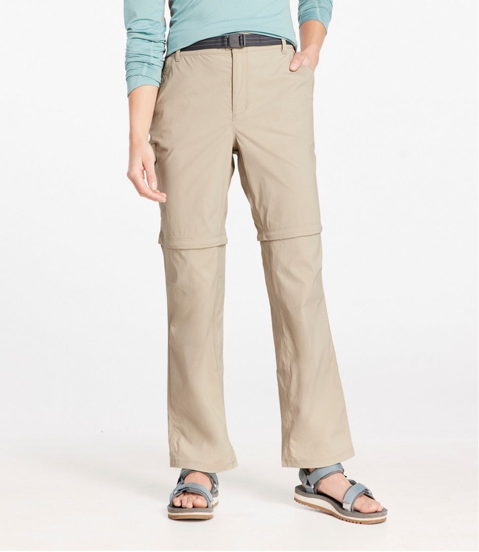 Mid-Rise Women's Tropicwear Zip-Off Pants