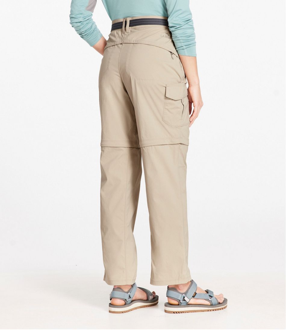 Mid-Rise Women's Tropicwear Zip-Off Pants
