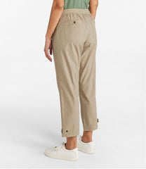 Women's Stretch Ripstop Pull-On Capri Pants Slim-Leg