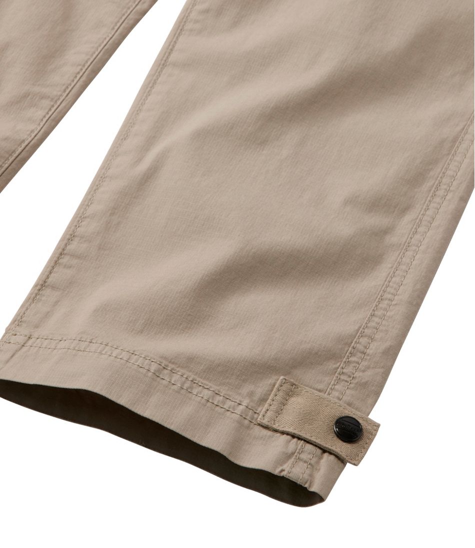 Women's Stretch Ripstop Pull-On Capri Pants Slim-Leg
