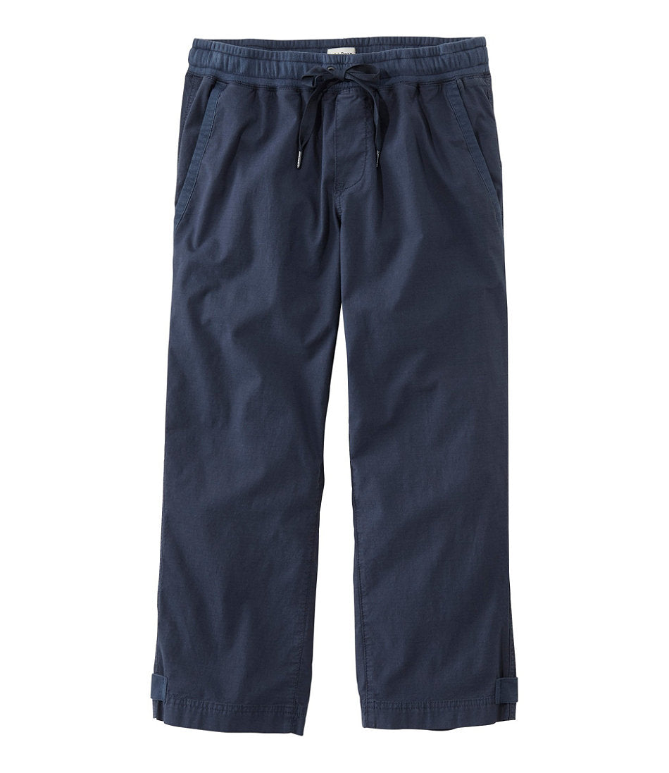 Women's Stretch Ripstop Pull-On Capri Pants Slim-Leg