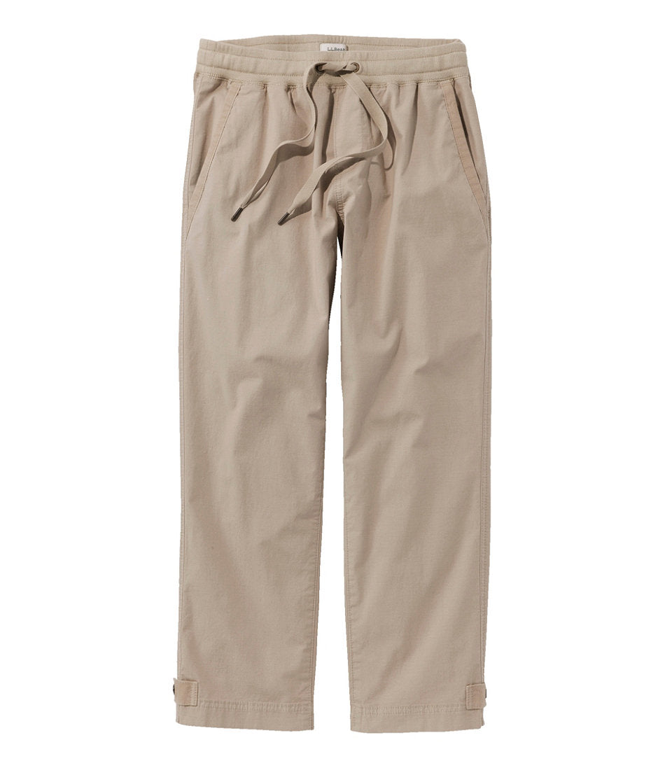 Women's Stretch Ripstop Pull-On Capri Pants Slim-Leg
