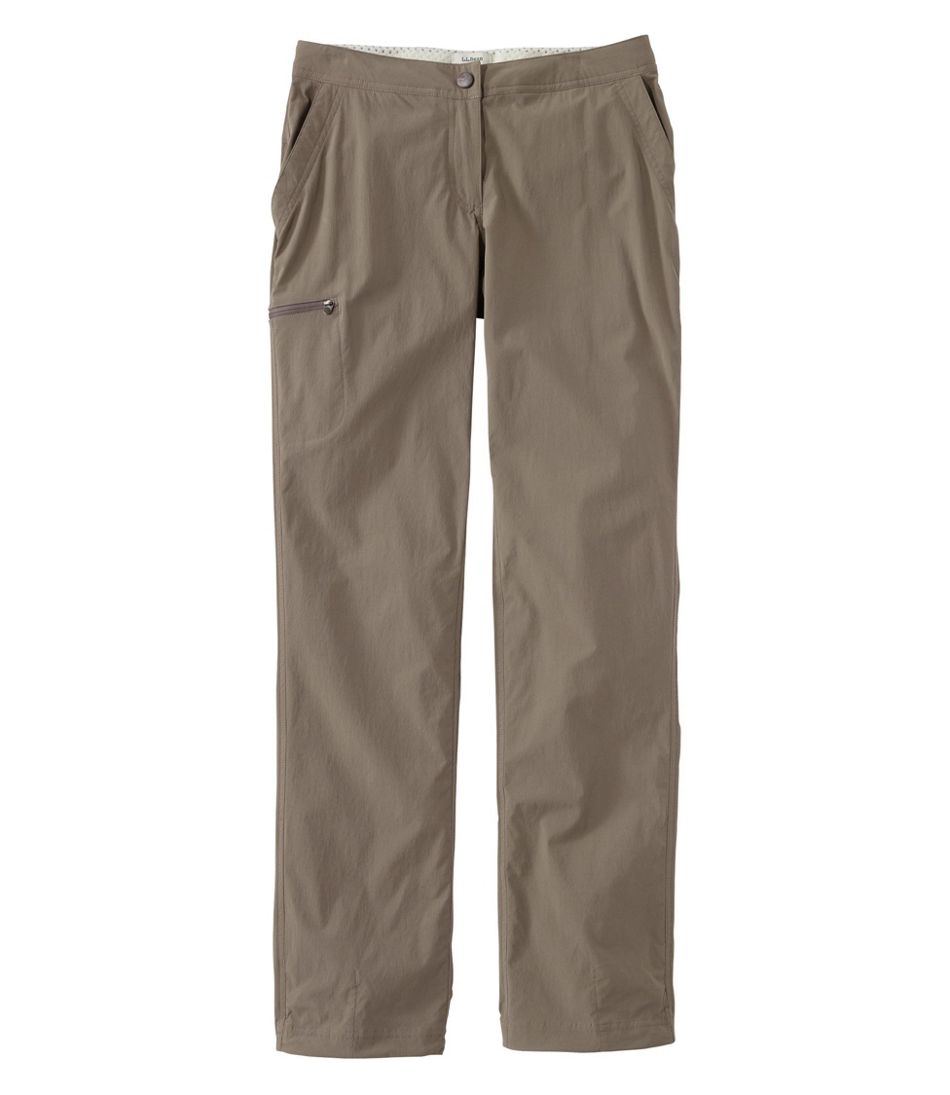 Women's Water-Repellent Comfort Trail Pants Mid-Rise Straight-Leg