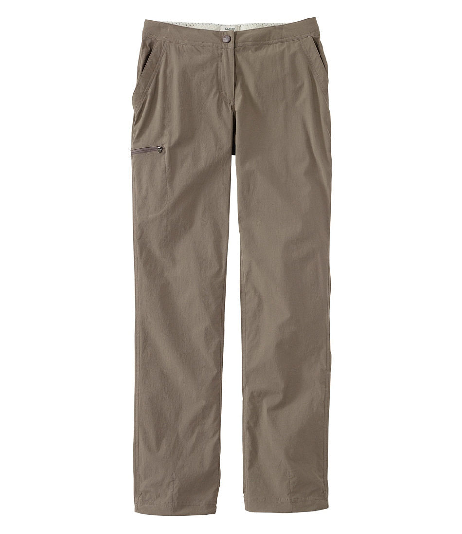 Women's Water-Repellent Comfort Trail Pants Mid-Rise Straight-Leg