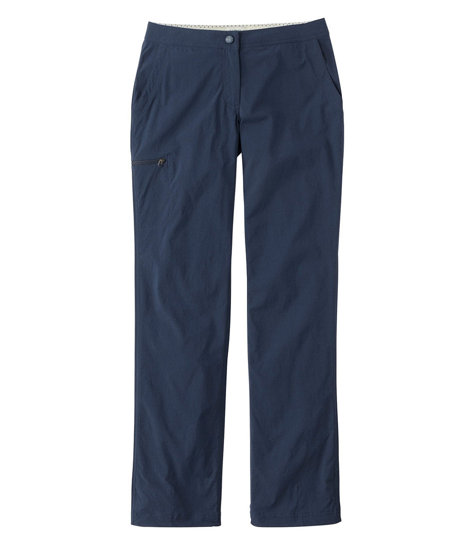 Women's Water-Repellent Comfort Trail Pants Mid-Rise Straight-Leg