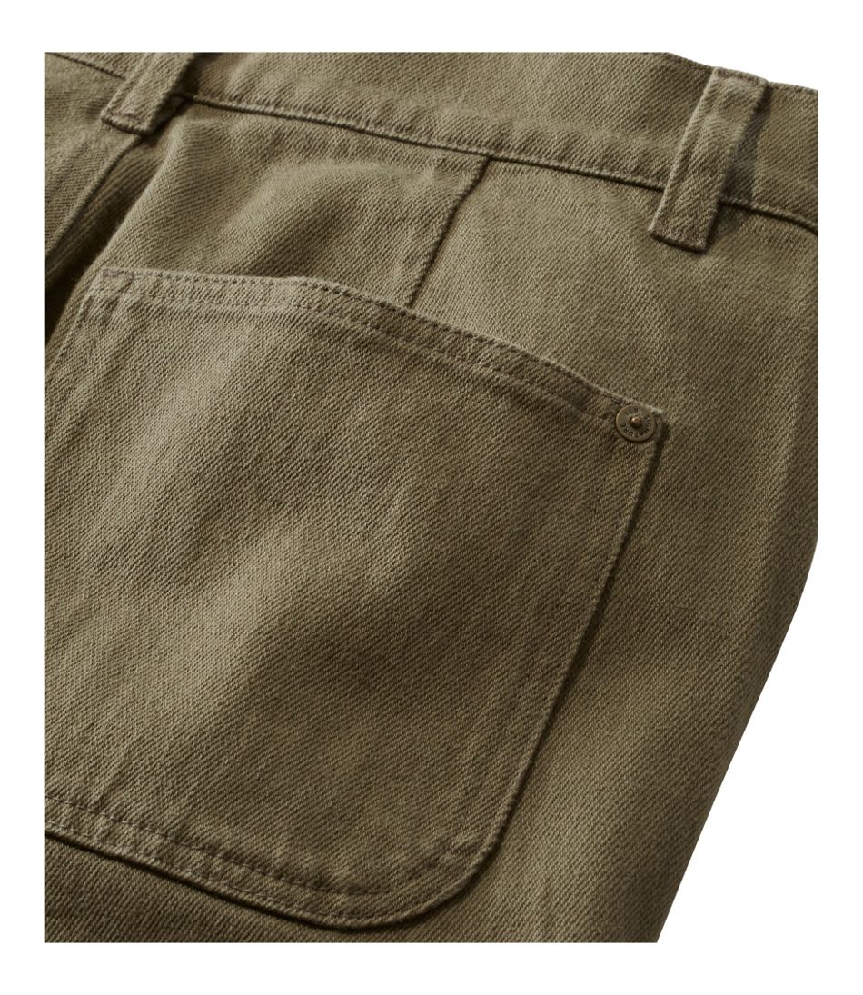 Women's Signature Washed Cotton Barrel Pants High-Rise Tapered Leg