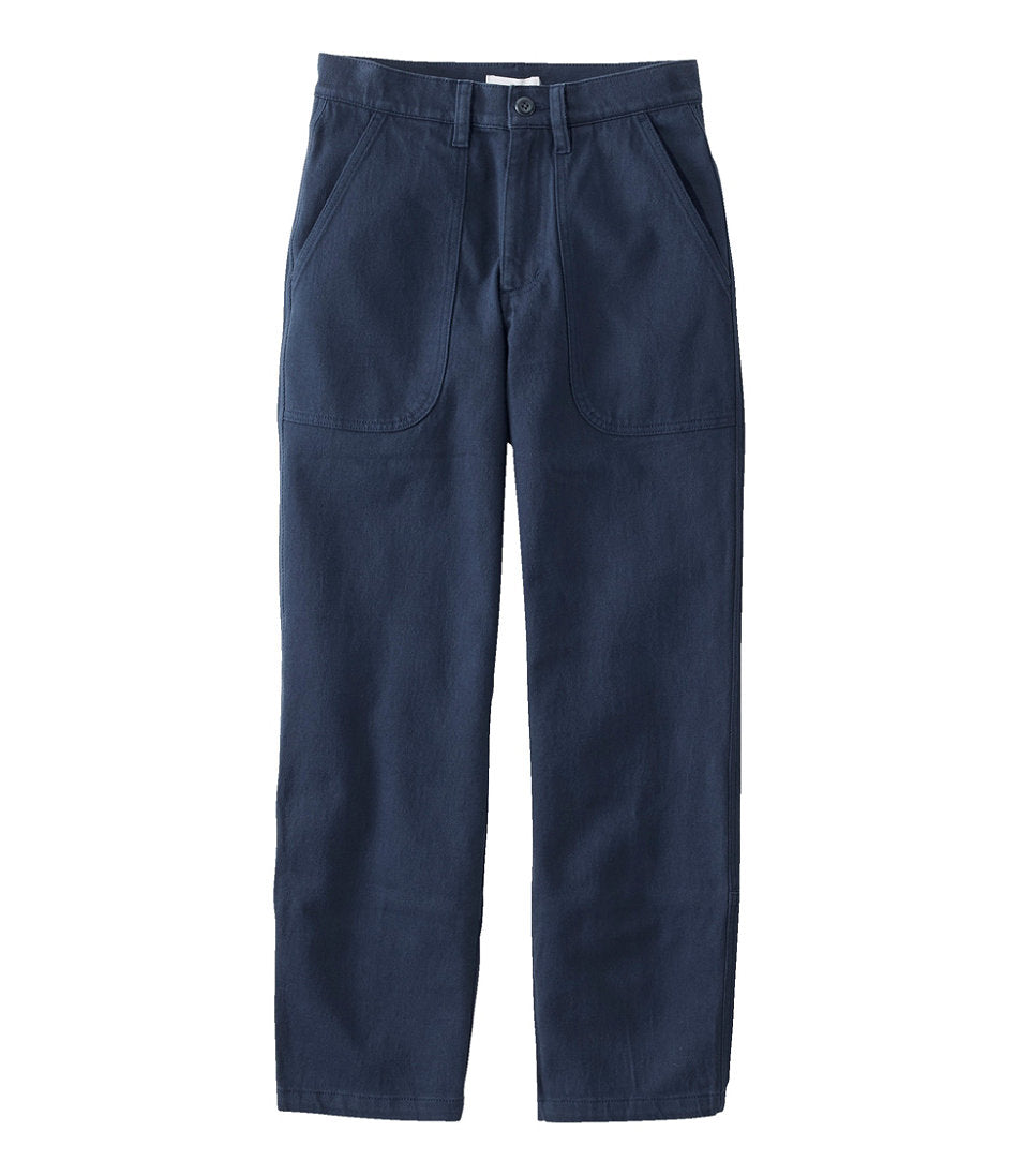 Women's Signature Washed Cotton Barrel Pants High-Rise Tapered Leg
