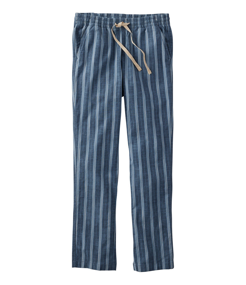 Mid-Rise Tapered-Leg Chambray Ankle Pants Women's Lakewashed Pull-On Chinos