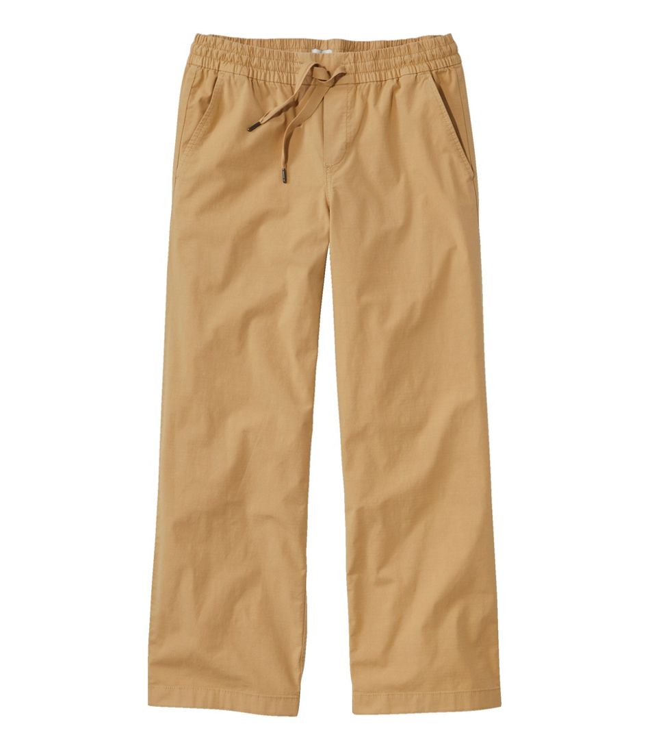 Wide-Leg Ankle Women's Stretch Ripstop Pull-On Pants