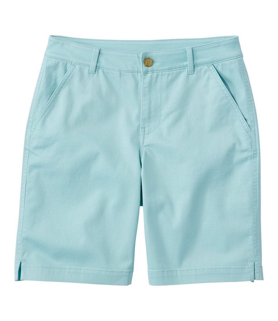 Chino Bermudas 9" Women's Comfort Stretch Shorts