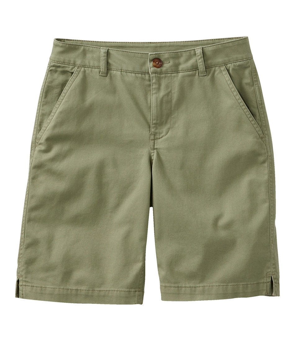 Chino Bermudas 9" Women's Comfort Stretch Shorts