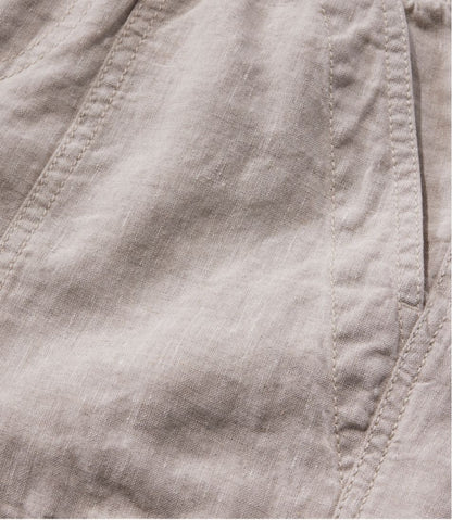 Women's Premium Washable Linen Shorts, Mid-Rise 6"