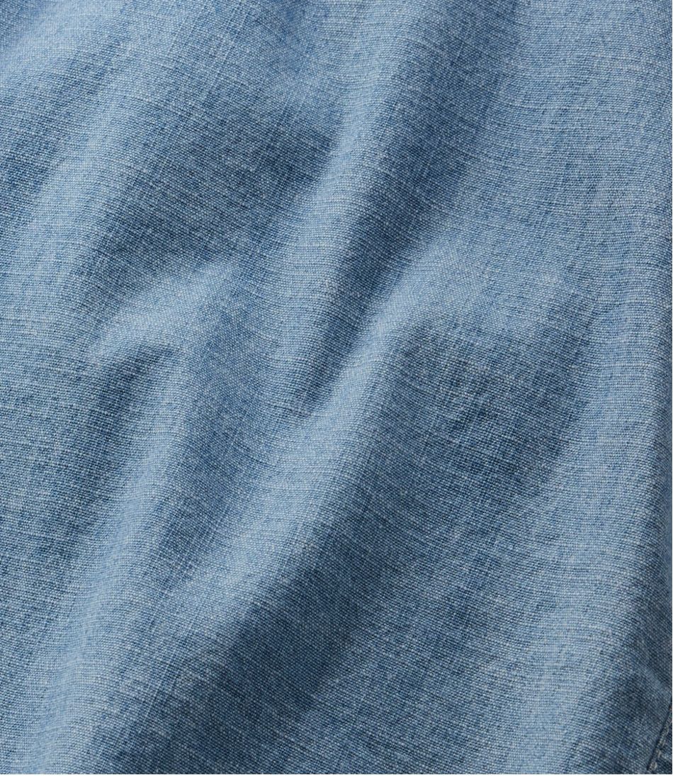 Women's Lakewashed Dock Shorts Mid-Rise Chambray