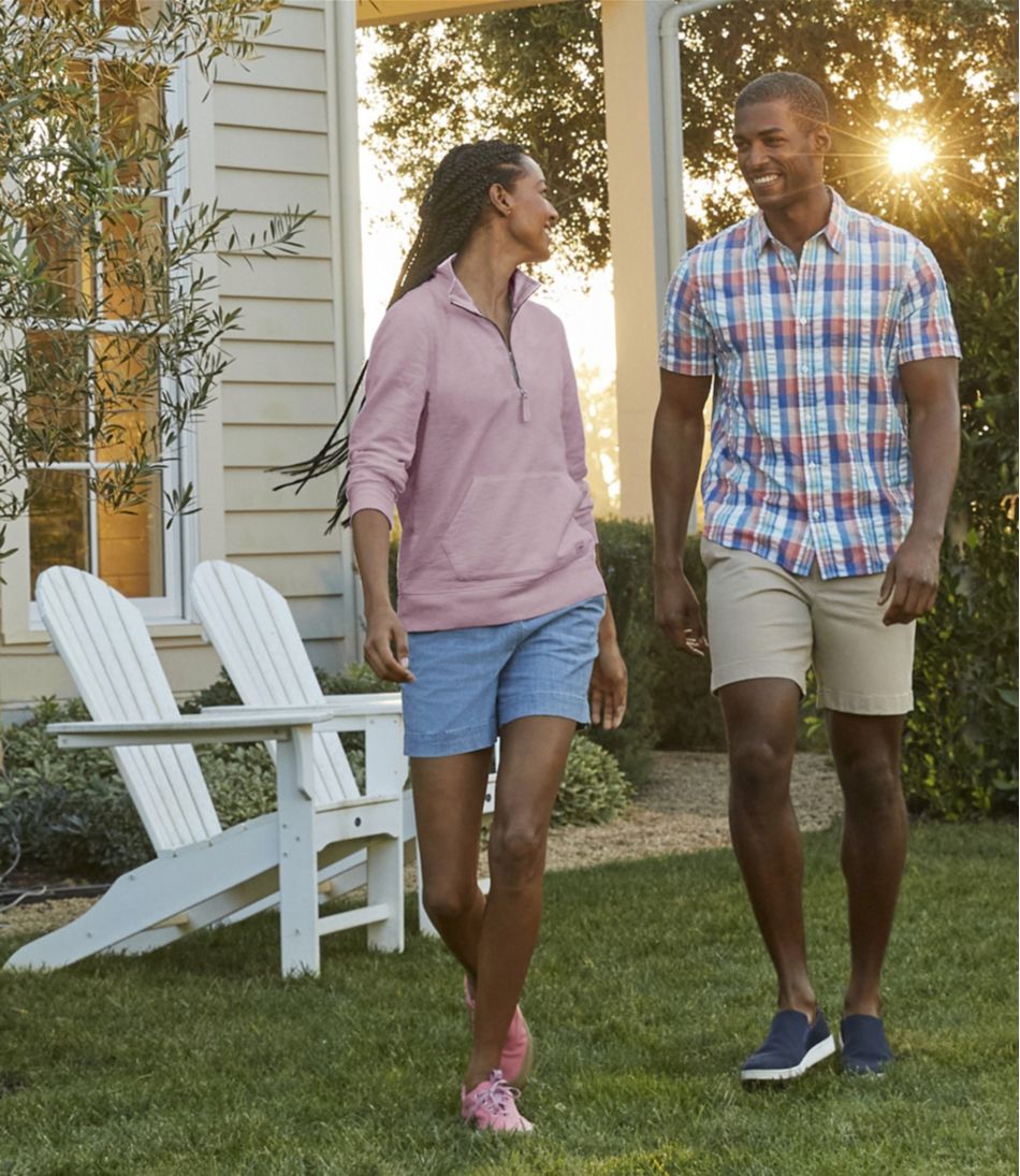 Women's Lakewashed Dock Shorts Mid-Rise Chambray