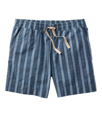Women's Lakewashed Dock Shorts Mid-Rise Stripe