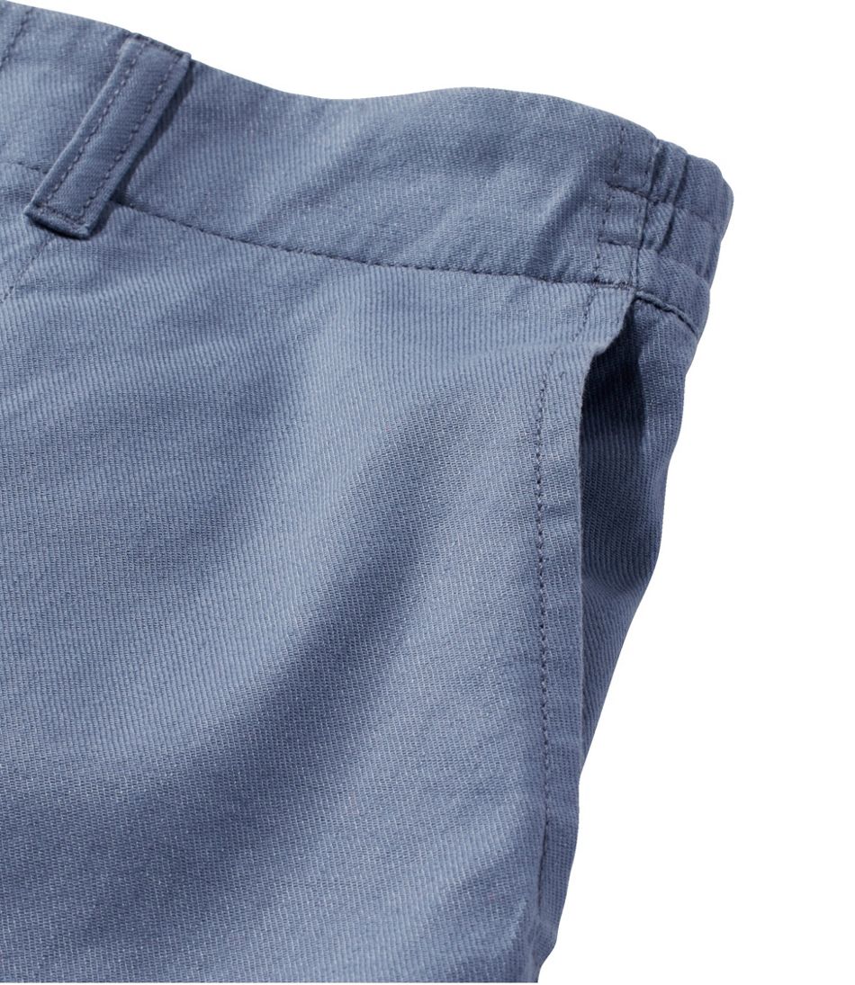 High-Rise 7" Women's Comfort Stretch Cotton/Linen Shorts