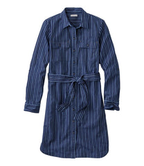 Button-Front Women's Signature Camp Shirt Dress