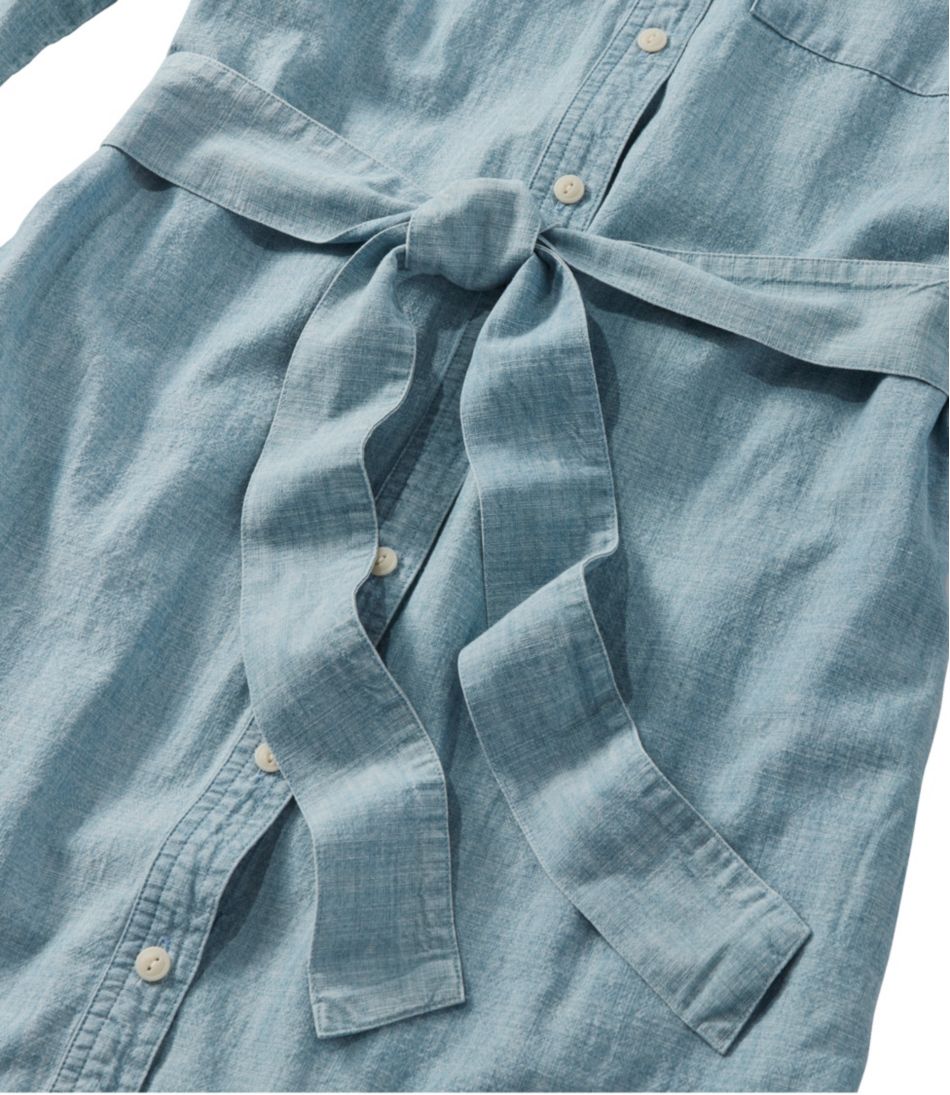 Button-Front Women's Signature Camp Shirt Dress