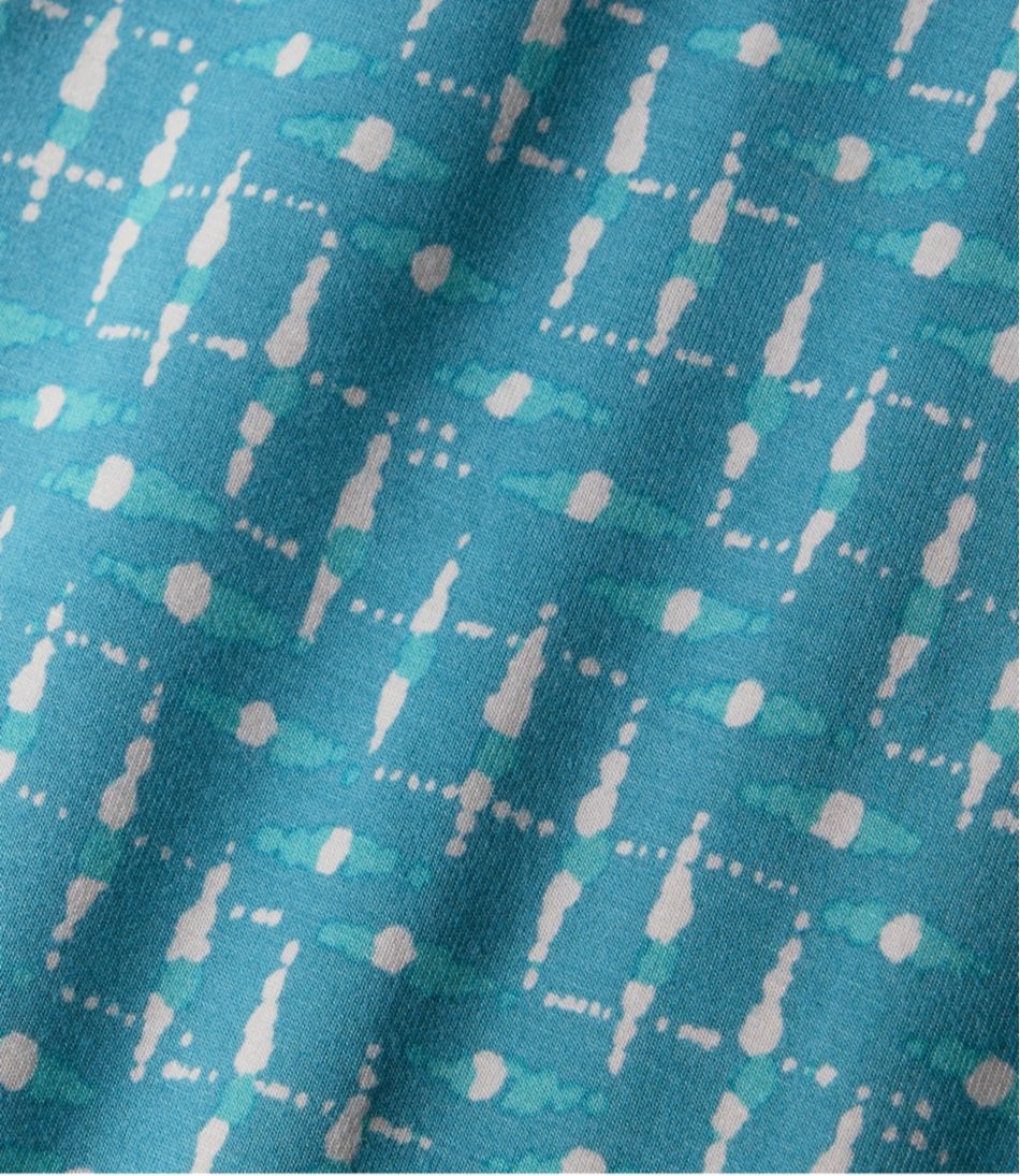 Women's Summer Knit Dress Short-Sleeve Print