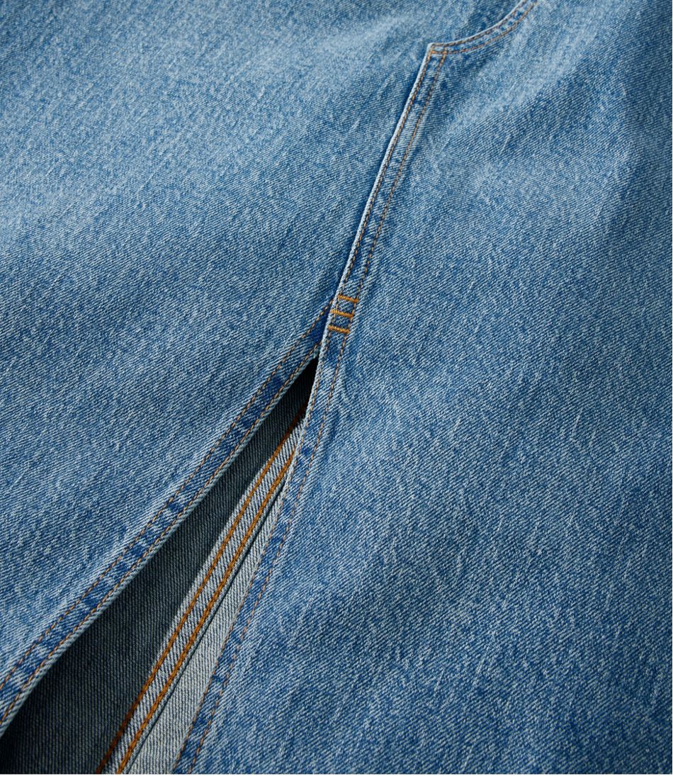 Women's Signature Heritage Denim Midi Skirt